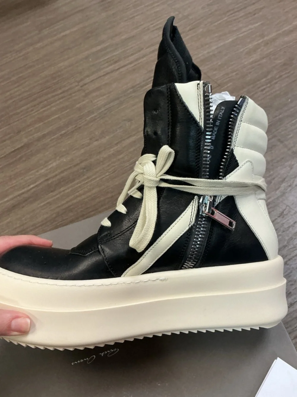 Rick Owens Mega Bumper Geobasket sneakers size 38 - Picture 8 of 13